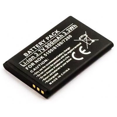 Handyakku Li-Ion 3,6V/900mAh für Nokia 5100