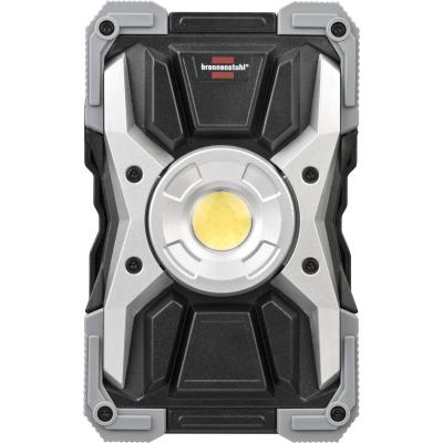 Brennenstuhl Akku LED Arbeitsstrahler RUFUS / LED Arbeitsleuchte für Werkstatt (mit Powerbank-Funktion, inkl. Ladekabel, Gehäuse aus Aludruckguss, 1500lm, IP65)