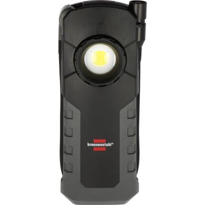 Brennenstuhl Professional Akku LED Handlampe HL 1000 ACW / Arbeitsleuchte LED Akku mit Magnet (Inspektionsleuchte 1000+380lm mit max. 12h Leuchtdauer, 360° drehbarer Haken, tauschbarer Akku, Wireless Charging, inkl. USB C Kabel)