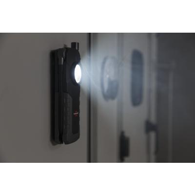Brennenstuhl Professional Akku LED Handlampe HL 1000 ACW / Arbeitsleuchte LED Akku mit Magnet (Inspektionsleuchte 1000+380lm mit max. 12h Leuchtdauer, 360° drehbarer Haken, tauschbarer Akku, Wireless Charging, inkl. USB C Kabel)