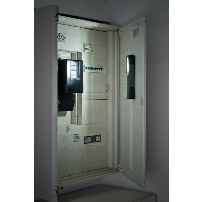 Brennenstuhl LED Akku Handleuchte HL 1000 A IP54 / Dimmbare Werkstattlampe mit Akku und Magneten (1000+200lm, mit heller COB-LED, robuste Arbeitsleuchte für außen mit knickbarem Haltefuß und USB C Ladeschnittstelle)