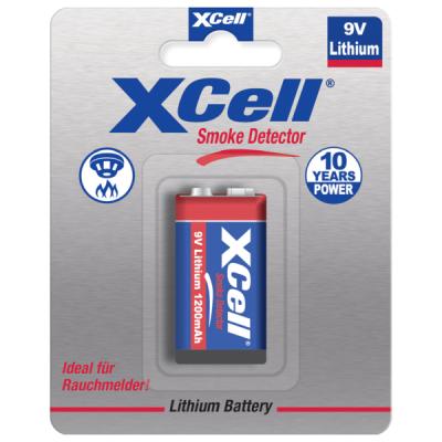 XCell Lithium 9V-Block 1200 mAh 6AM6 (9V-Block)-Zelle