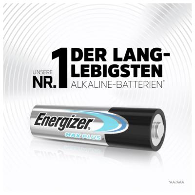 Energizer Max Plus LR6 Mignon AA Batterie 4er Blister