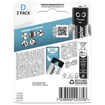 Energizer Max Plus LR20 Mono D Batterie 2er Blister