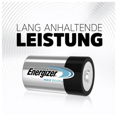 Energizer Max Plus LR20 Mono D Batterie 2er Blister