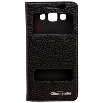 COMMANDER DOUBLE WINDOW Leather Black für Samsung Galaxy A5