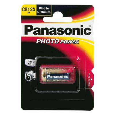 Panasonic Lithium-Batterie CR123A - CR 123 A - 3V