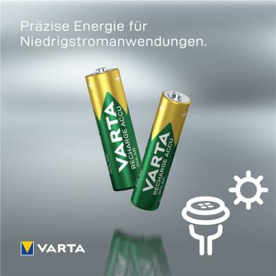 Varta - Longlife Accu (56736) Solar Akku Ni-MH Mignon (AA) 1,2V 800mAh