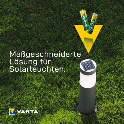 Varta - Longlife Accu (56736) Solar Akku Ni-MH Mignon (AA) 1,2V 800mAh