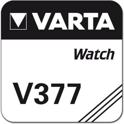 Varta Uhrenbatterie Silberoxid V377 - SR66 - SR626SW