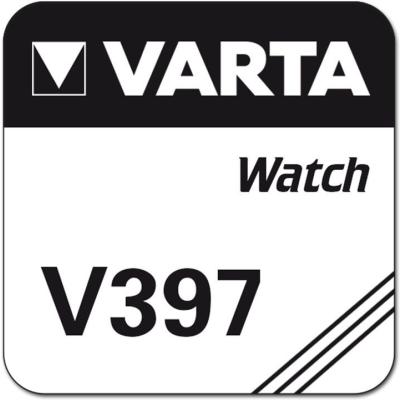 Varta Uhrenbatterie Silberoxid V397 - SR59 - SR726SW