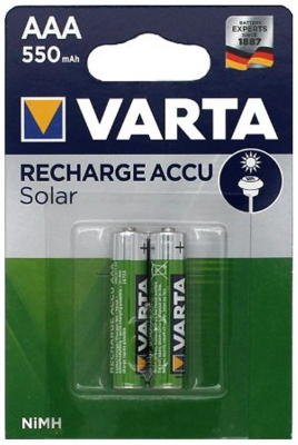 Varta - Longlife Accu (56733) Solar Akku Ni-MH Micro (AAA) 1,2V 550mA