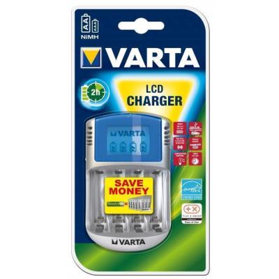Varta LCD Charger unbestückt inkl. 12V-Adapter, USB
