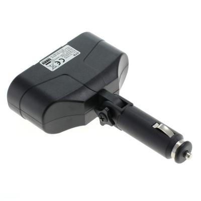 OTB KFZ-Adapter / Verteiler Zigarettenanzünder - Stecker auf 2x Kupplung 12V/24V + USB