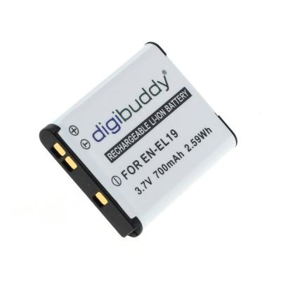 digibuddy Akku kompatibel zu Nikon EN-EL19 Li-Ion
