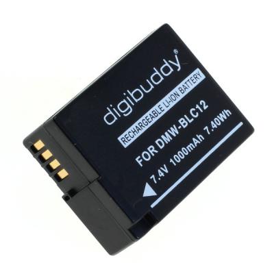 digibuddy Akku kompatibel zu Panasonic DMW-BLC12 Li-Ion