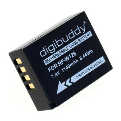 digibuddy Akku kompatibel zu Fuji NP-W126 Li-Ion