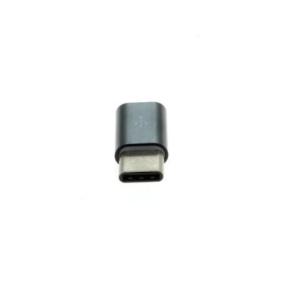 OTB Adapter - Micro-USB 2.0 Buchse auf USB Type C (USB-C) Stecker - schwarz
