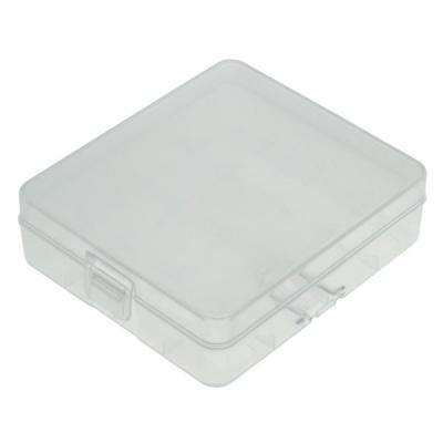 Transportbox für 4 18650 Akkus/Batterien (für Zellen ohne PCB)