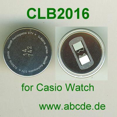 Maxell Knopfzellen-Akku CLB2016 mit Kontaktfahne
