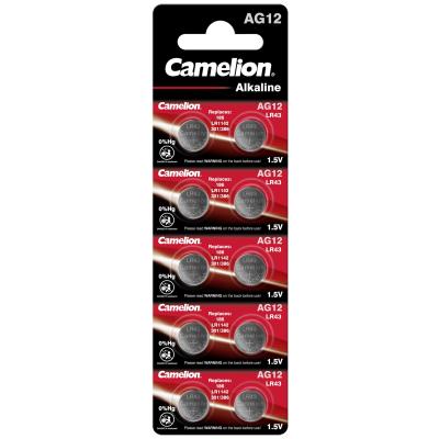 10 Knopfzellen AG 12 / LR 43 / LR 1142 / 386 / 186