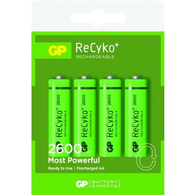 GP Recyko+ NIMH AA HR06 2600 mah Akku Series 2700 - 4er Blister