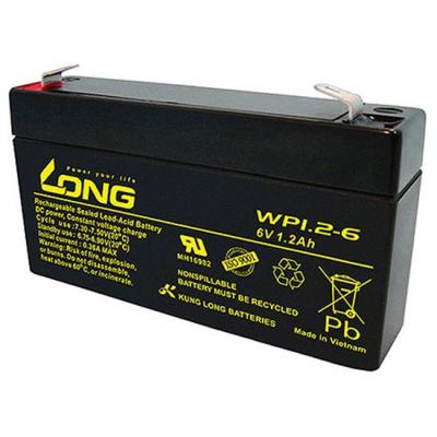 Kung Long VdS-Blei-AGM-Akku WP1.2-6, 6V, 1,2 Ah