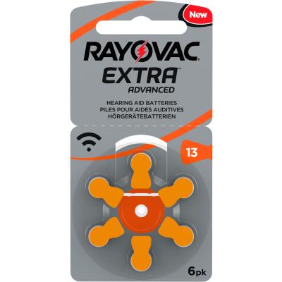 RAYOVAC 6 Hörgerätebatterien Typ 13 Zink Air Extra Advanced 310 mAh