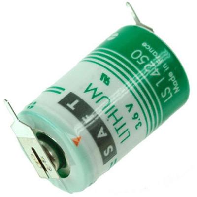 SAFT Lithium Batterie LS14250-1/2AA-3,6V m. Printlötfahnen