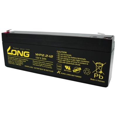 Kung Long VdS-Blei-AGM-Akku WP2.2-12, 12V, 2,2 Ah
