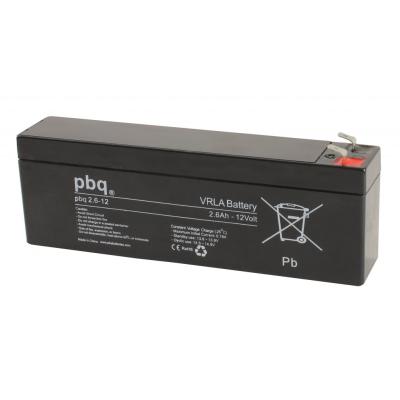 pbq 2.6-12 Bleiakku 12V/2,6Ah/4,8mm