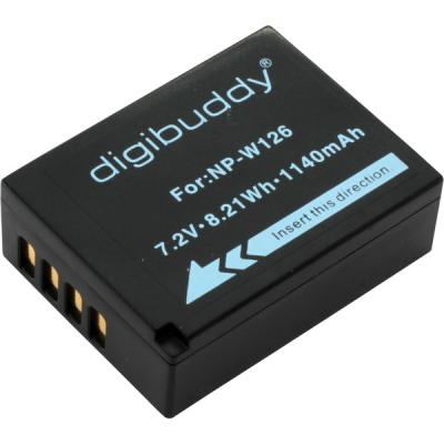 digibuddy Akku kompatibel zu Fuji NP-W126 Li-Ion