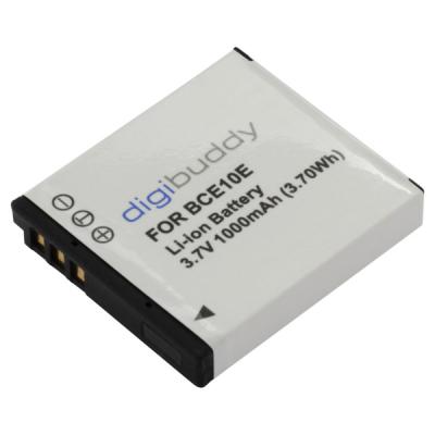 digibuddy Akku kompatibel zu Panasonic DMW-BCE10E/CGA-S008 / Ricoh DB-70 Li-Ion 1000mAh