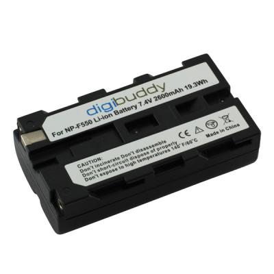 digibuddy Akku kompatibel zu Sony NP-F550 Li-Ion