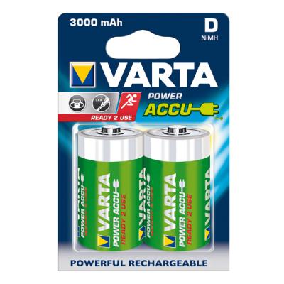 Varta Akku Power Accu Mono D Ready 2 Use NiMH 3000mAh 56720 - 2er-Blister