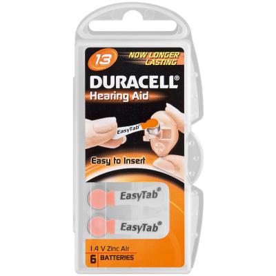 Duracell Hörgerätebatterie easytab 13 - 6er Blister