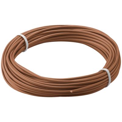 Kupferlitze isoliert, 10m, 1x0,14mm², braun