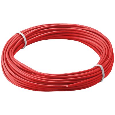 Kupferlitze isoliert, 10m, 1x0,14mm², rot