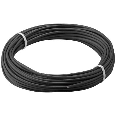 Kupferlitze isoliert, 10m, 1x0,14mm², schwarz