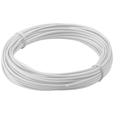 Kupferlitze isoliert, 10m, 1x0,14mm², weiß