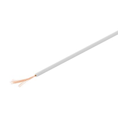 Kupferlitze isoliert, 10m, 1x0,14mm², weiß