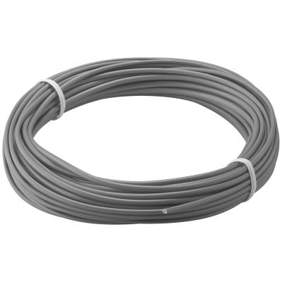 Kupferlitze isoliert, 10m, 1x0,14mm², grau