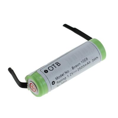 OTB Akku kompatibel zu Braun (1008) und Philips (HX5350) Zahnbürsten 1,2V Ni-MH