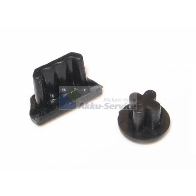 OTB Staubschutz-Kappen Set für Micro-USB- & Kopfhörer-Anschluss schwarz