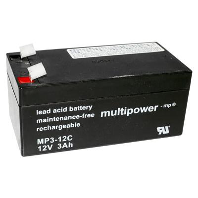 Multipower Bleiakku MP3-12C Cyclic Faston 6,3 +/-