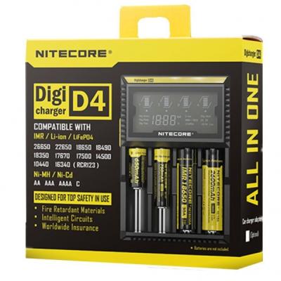 NiteCore Akkuladegerät Li-Ion Digicharger D4EU