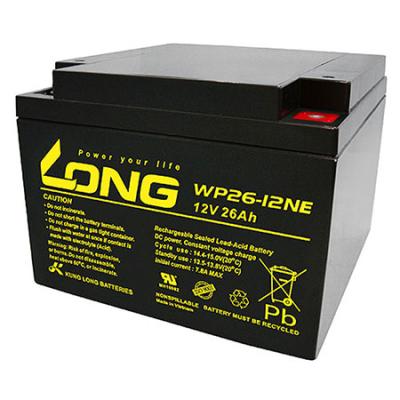 Kung Long VdS-Blei-AGM-Akku WP26-12NE-M, 12V, 26 Ah, zyklenfest