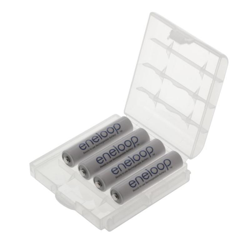 6 x Aufbewahrungsbox Transportbox für Mignon oder Micro Batterien/ Akkus BLAU 