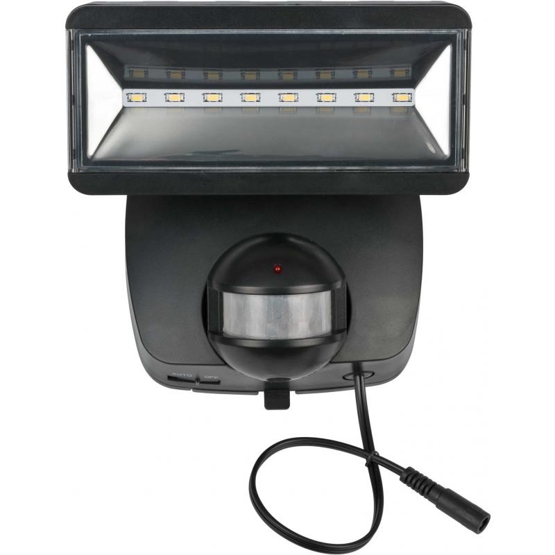 mit 800 Infrarot-Bewegungsmelder schwarz LED-Strahler IP44 SOL Solar Brennenstuhl