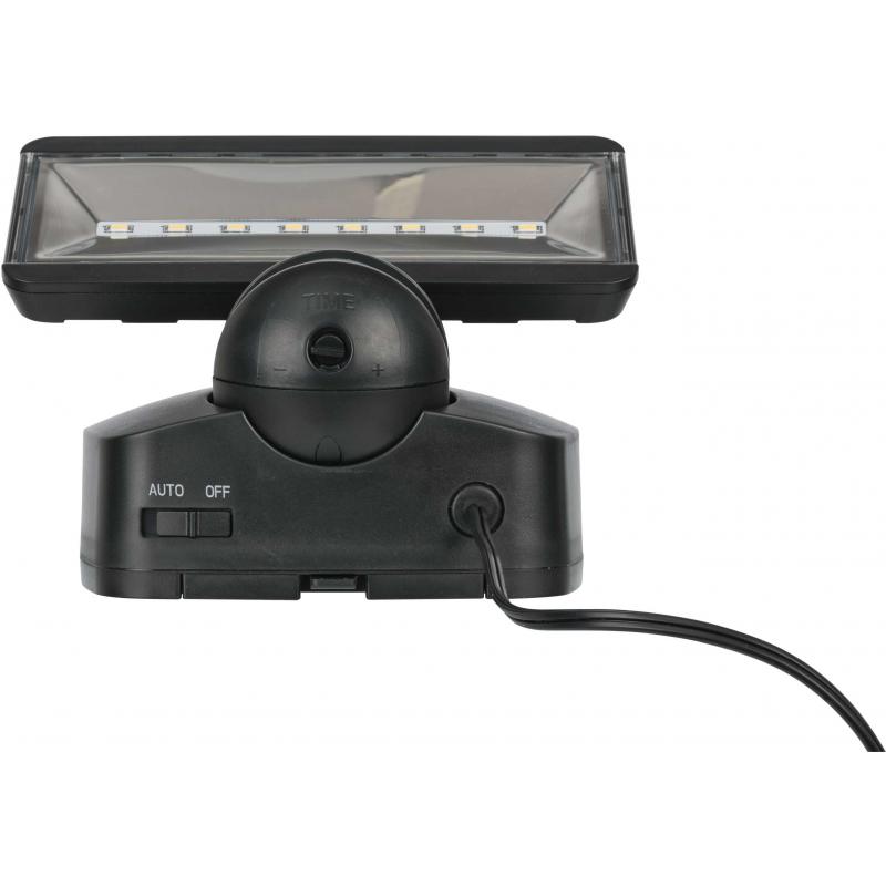 Brennenstuhl Solar LED-Strahler IP44 SOL schwarz mit Infrarot-Bewegungsmelder 800
